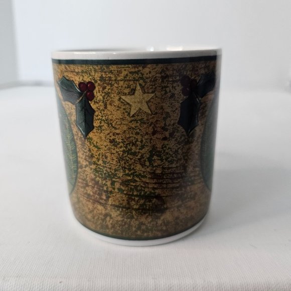 Sakura Oneida Holiday Cheer Mug Black Cat Christmas Coffee Cup Warren Kimble - Picture 3 of 9